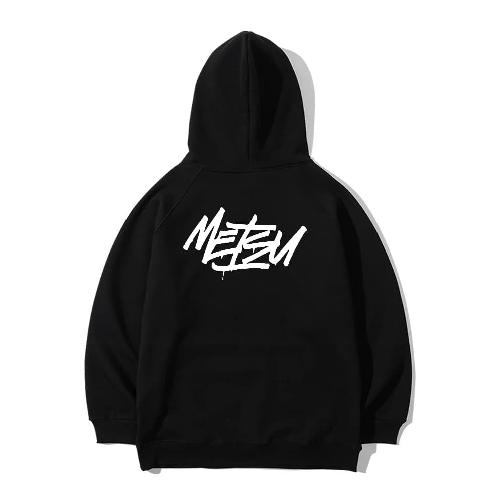 Metsu Liquid Logo Black Hoodie-KIDS