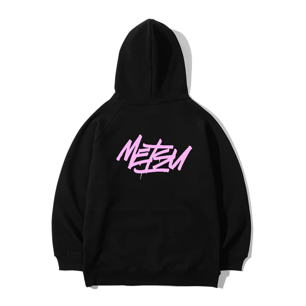 Metsu Liquid Logo Black Hoodie-KIDS